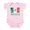 Petal Pink, variant on CafePress - Vintage Mexico Infant Bodysuit - Baby Light Bodysuit, Size Newborn - 24 Months