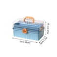 thumbnail image 2 of WREESH Family Large-capacity Box Drug Storage Box Household Small First Aid Box Storage Box Clearance, 2 of 3