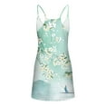 thumbnail image 5 of Midsumdr Summer Dresses for Women 2025 Casual Round Neck Sleeveless Suspender Pullover Dress Floral Printed A-Line Beach Mini Dress with Pockets, 5 of 5