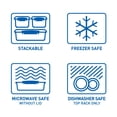 thumbnail image 4 of Contenedores de almacenamiento de alimentos Sistema KLIP IT Accents de 0,2 L, 3 unidades, 4 of 4