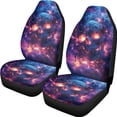 thumbnail image 7 of FOR U DESIGNS Fire Skull Rose Pattern 2 Pcs Car Seat Cover Lightweight Interior Covers for Cars Elastic Bucket Seat Cover Truck Seat Protectors Universal Fit for Most Vehicles, 7 of 7