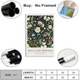 thumbnail image 2 of William Morris Moon & Stars Wall Art William Morris Exhibition Poster Vintage Textiles Wall Art for Living Room Bedroom Wall Pictures Decor Aesthetic 8x12in Unframed, 2 of 16