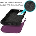 thumbnail image 5 of XPM for TCL K32 5G Phone Case, Ultra Slim Corner Protection Shock Absorption Hybrid Dual Layer Hard PC + TPU Rubber Armor Defender Cover for TCL K32 5G (Dark Purple), 5 of 12