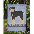thumbnail image 3 of Carolines Treasures CK3772GF Schnoodle Welcome Garden Size Flag, 3 of 3