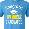 thumbnail image 4 of Inktastic Congrats My Uncle Graduated with cap T-Shirt, 4 of 5