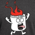 thumbnail image 3 of CafePress - Flaming Marshmallow T Shirt - Men's Classic Graphic Cotton T-Shirt, 3 of 4