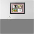 thumbnail image 2 of ArtToFrames Collage Photo Picture Frame with 4 - 4x6 Openings, Framed in Black with Seashell and Black Mats (CDM-3926-3), 2 of 8
