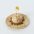 thumbnail image 4 of PENGXAING Adjustable Fake Braids Pet Woven Sunshade Hat For Small Dogs And Cats, 4 of 5