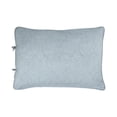 thumbnail image 4 of Laura Ashley Juego de edredón tamaño king, ropa de cama reversible de algodón con fundas a juego, ideal para todas las estaciones y prelavado para mayor suavidad, azul brisa, 4 of 5