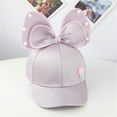 thumbnail image 2 of FRSASU Kids Children Pearl Bowknot Lollipop Peaked Hat Baseball Cap Sunhat, 2 of 2