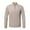 Beige, variant on Mens Sweatshirt Under $10 Men's Dry-Fit Active Quarter Zip Long Sleeve Athletic Performance Pullover Fashion Stand Collar Elasticity Base Layer
