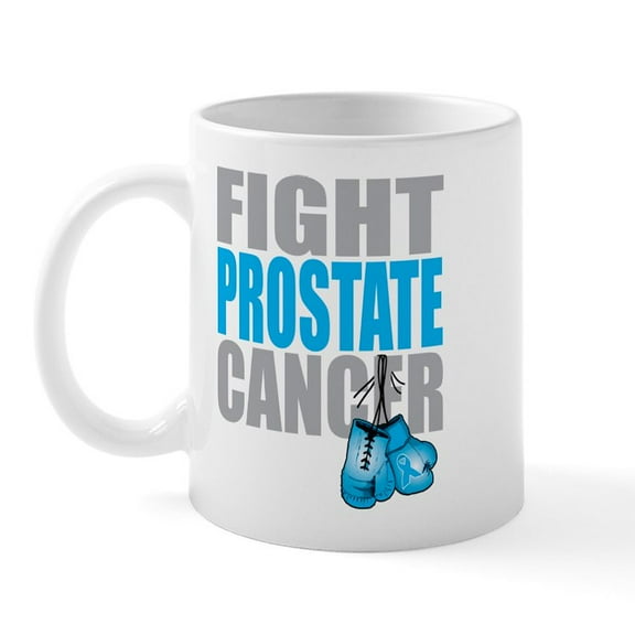 CafePress - Fight Prostate Cancer Mug - 11 oz Ceramic Mug - Novelty Coffee Tea Cup