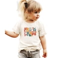 thumbnail image 3 of Pre-K Crew Shirt for Girls Colorful Retro First Day of School Tee for Kids Natural Shirt Youth Small, 3 of 5