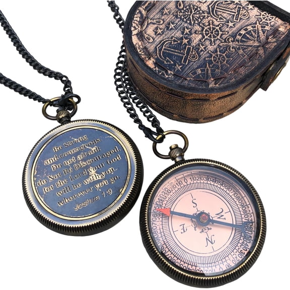 Personalized Brass Compass Wedding Gift, Groomsmen Gift, Wedding Keepsake, Christmas, Baptism, Graduation, Nautical Gift, Anniversary, Father's Day, Long Distance Relationship