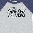 thumbnail image 4 of Inktastic From Little Rock Arkansas in Black Distressed Text Boys or Girls Baby Bodysuit, 4 of 5