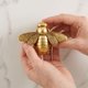 thumbnail image 4 of unbranded De Pared Abeja De Latón Dorado Con Apariencia Para Adornar Salas Y Cocinas, 4 of 8
