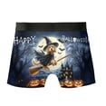thumbnail image 2 of Happy Halloween Goldendoodle Witch Pumpkins Bats All Over Print Boxer Briefs Underwear for Men Dad Doodle Dog Lover Gifts Idea - 13012, 2 of 6