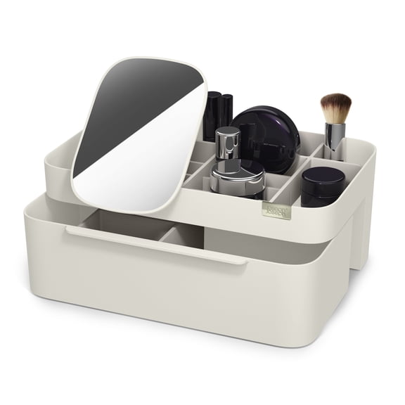 Joseph Joseph Viva Large Cosmetic Makeup Organizer with Removable Mirror