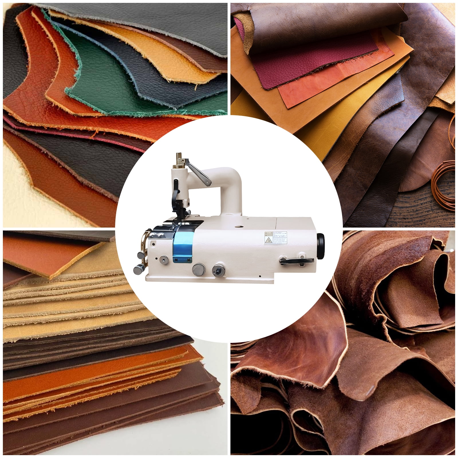 ChicHomey Electric Leather Skiving Machine,​​High-Performance Professional Edge Skiving Machine,Durable Workshop Tool for Leather/Fabric Crafting