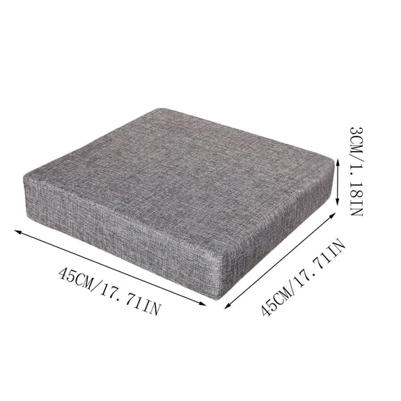 Yokan Sponge Velvet Sofa Cushion, Comfortable Solid Wood Window Seat Pad, 45x45cm Resilience Foam Cushion for Indoor/Outdoor Use, Washable Soft Tatami Mat, Cozy & Supportive Cushion for All Spaces
