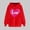 Red(New), variant on PNTUTB Women's Fashion Print Casual Winter Warm Hoodie Pullover Long Sleeved Comfortable Sweatshirt