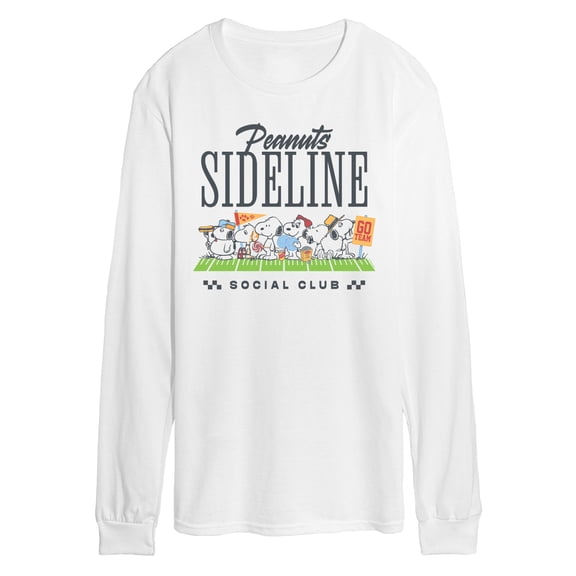 Peanuts - Sideline Social Club - Men's Long Sleeve Graphic T-Shirt