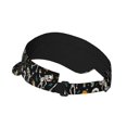 thumbnail image 2 of Daiia Dancing Skeleton Party Pattern Sport Sun Visor Hats Visor Cap Adjustable Empty Top Baseball Cap Cotton Ball Caps for Women and Men, 2 of 7
