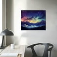 thumbnail image 3 of JEUXUS Night Starry Sky And Snow Mountain Natural Scenery Poster Printing Art Picture 9197 Wall Art Canvas Prints Poster For Home Office Decorations, 3 of 4