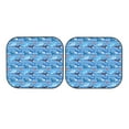 thumbnail image 7 of Haiem Blue Fish Car Windshield Sun Shade (2 Pieces) Foldable Windshield Sun Shade Car Accessories for Truck SUV Pickup-Medium, 7 of 7