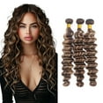 thumbnail image 1 of Hair Bundles Biliisyff P4/613 - Cabello humano (45, 50 x 55 cm), color marrón, 1 of 8