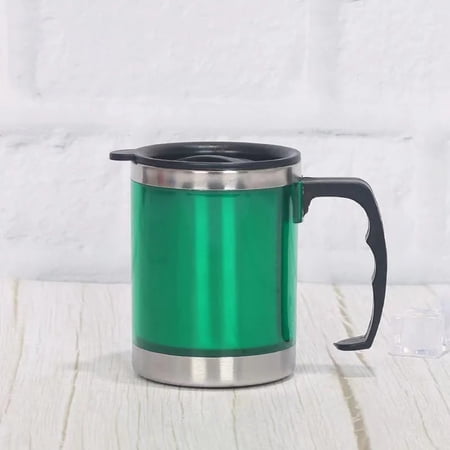400ml Durable with Lid Stainless Steel Double-Wall Travel Mug Insulated Bottle Coffee Tea Flask's Cup Vacuum Cup