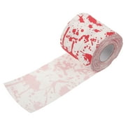 Halloween Toilet Paper Decor Scroll Haunted Mansion Decorations Bloodstain Bathroom