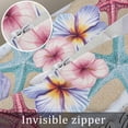 thumbnail image 7 of Summer Green Palm Leaf Body Pillow Cover 20 x 54 Inch Decorative Pillow Cover Beach Ocean Floral Starfish Conch Lumbar Pillowcase Seasonal Rectangle Cushion Case for Couch Sofa Bed Living Room, 7 of 7