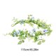 thumbnail image 3 of Guirnalda artificial de ratán de primavera de Pascua 43-45 en azul rosa Flores de plástico de margaritas Puerta de pared Decoración interior de boda Estilo rústico poético, 3 of 6