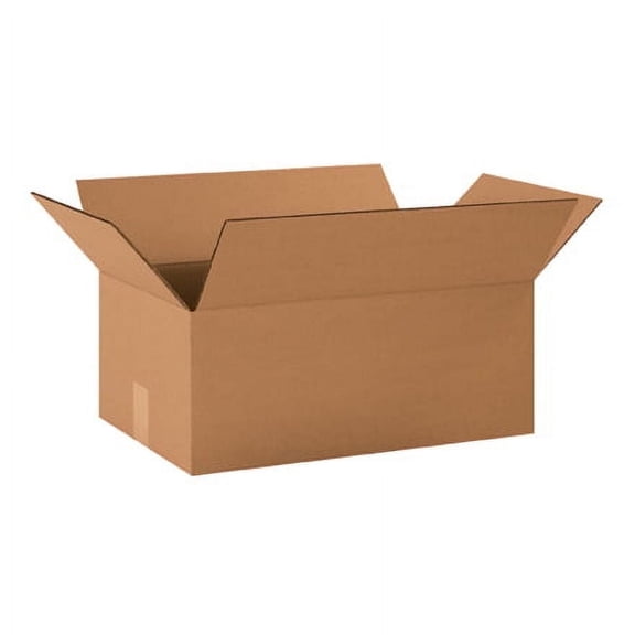 20 x 12 x 8" ECT-32 20 Pack Kraft Corrugated Boxes