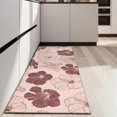 thumbnail image 4 of Pioneer Flower Floral Print Pattern Kitchen Rug Mat,Kitchen Runner Rugs Non Skid Washable,Decorative Kitchen Floor Mats for Kitchen,Sink,Laundry,17"X47", 4 of 5