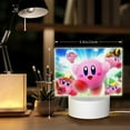 thumbnail image 6 of Kirby Animal Cartoon Rectangular Acrylic Night Light Adjustable 3 Light Modes USB Cable Lamp Light Display Base LED Light For Bookshelves Desk Bedside Tables Child Room Bedroom, 6 of 9