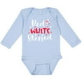 thumbnail image 3 of Inktastic 4th of July Red White Blessed Fireworks Boys or Girls Long Sleeve Baby Bodysuit, 3 of 5