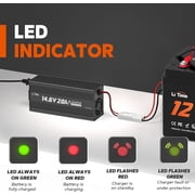 LiTime 12V 20A Lithium Battery Charger, 14.6V LiFePO4 Smart AC-DC Charger for Lithium LiFePO4 Deep Cycle Battery