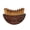 Round Bottom Walnut Contour Brush, variant on Walnut Lymphatic Brush Contour Facial Scraping Tool for Anti-Edema Treatment