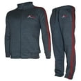 thumbnail image 1 of X-2 Mens Athletic Full Zip Fleece Tracksuit Jogging Sweatsuit Activewear, 1 of 2