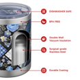 thumbnail image 4 of 12oz Tumblers Pioneer Flower Vacuum Insulated Stainless Steel Travel Tumbler Cups Mug with Lid and Straw for Beer,Coffee,Beverages with Cleaning Brush for Cold & Hot Drinks, 4 of 5