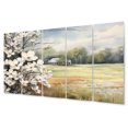 thumbnail image 2 of Designart "Dogwood Beauty at the Farm in White and Grey I" Floral Wall Art Prints Set, 2 of 5