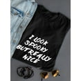 thumbnail image 3 of Drag Queen I Look Spooky Quote Women Black T-Shirt, Female Large, 3 of 4