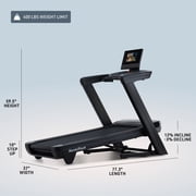NordicTrack Commercial 1250: Folding Treadmill with Incline & Decline, 10 Smart HD Touchscreen, Bluetooth, Premium Features, iFIT Membership Required for Interactive Workouts, Streaming & More