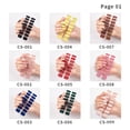 thumbnail image 4 of Semi Cured Gel Nails Art Stickers Fashion Solid Color Manicure Decal UV LED Lamp Need Gel Nail Decals Nail Sticker Decoration, 4 of 8