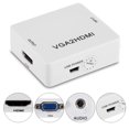 thumbnail image 2 of VGA To  Converter, USB Power Plug And Play 3.5mm Audio VGA Adapter Converter, Computer Accessory For PC Laptop DVD To HDTV Projector, 2 of 8