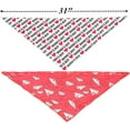 thumbnail image 3 of 2 Pack Valentine''s Dog Bandana, Puppy Valentine Scarfs for Small Medium Large Dogs Cats, 3 of 6