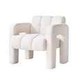thumbnail image 3 of Modern Accent Armchair, 31"W Boucle Chair Side Chair Sofa Chair with Sturdy Frame, Comfy Wide Armchair For Bedroom, Office, Home, Living Room, 250 Pounds Capacity, Easy Assembly, 3 of 9