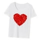 thumbnail image 5 of Camiseta Mujer Cuello Redondo, Camiseta Básica Mujer para , Senderismo, Caminar Por La Calle M, 5 of 10